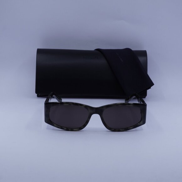 Saint Laurent SL329 004 Rectangle Sunglasses - Grey Havana/Black - Picture 2 of 10